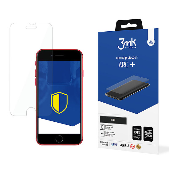 3mk ARC+ fólia iPhone 7 / 8 / SE 2020 / SE 2022 készülékekhez