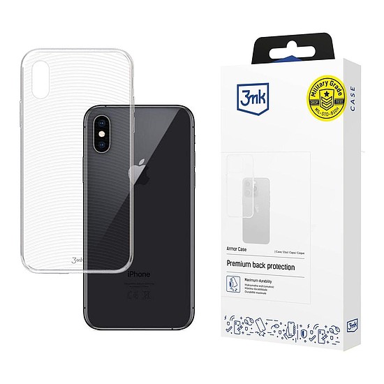 3mk Armor Case iPhone X-hez - átlátszó