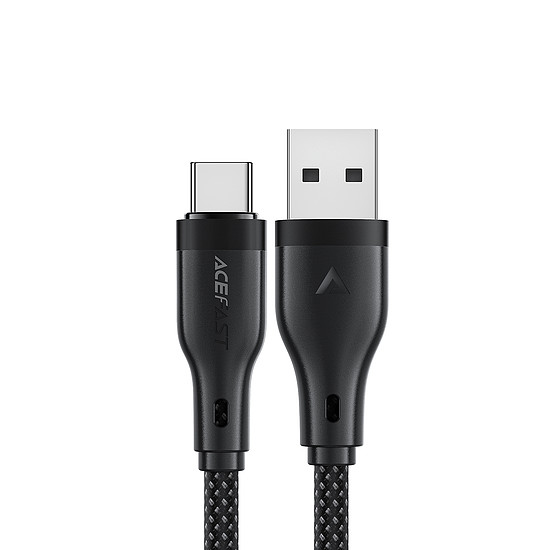 Acefast C8-04 USB-A / USB-C 3A kábel 1,2 m - fekete