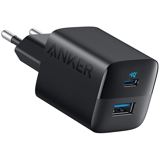 Anker - Fali töltő 323 (A2331G11) - Type-C, USB, gyorstöltés, 33 W - fekete