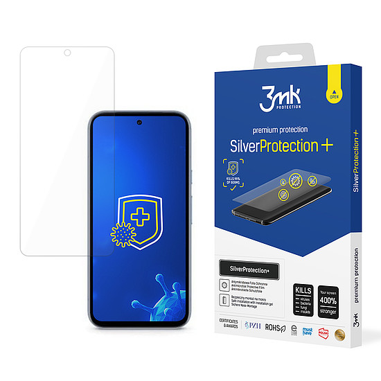 Antibakteriális védőfólia 3mk SilverProtection+ a Google Pixel 8A 5G telefonhoz