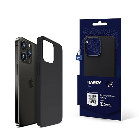 Apple iPhone 15 Pro - 3mk Hardy Szilikon MagCase Graphite