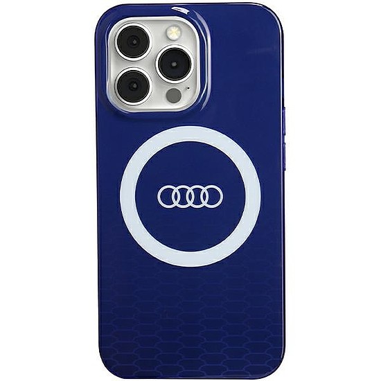 Audi IML Big Logo MagSafe tok iPhone 13 Pro / 13-hoz - kék