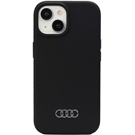 Audi szilikon tok iPhone 15 Plus-hoz - fekete