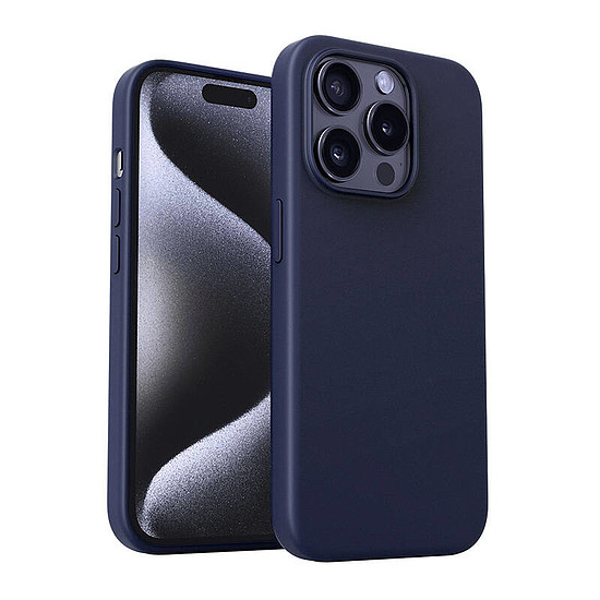 Aukey PC-GJ10D tok iPhone 15 Pro Max készülékhez viharkék (PC-GJ10D Storm Blue)