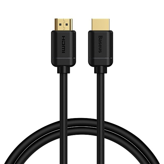 Baseus HDMI 2.0 kábel, 4K 60Hz, 3D, HDR, 18Gbps, 2m, fekete (CAKGQ-B01)