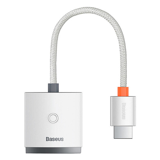 Baseus Lite Series HDMI-VGA adapter fehér (WKQX010102)