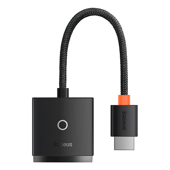 Baseus Lite Series HDMI-VGA adapter fekete (WKQX010101)