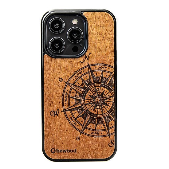 Bewood Traveler Merbau fa tok iPhone 15 Pro készülékhez