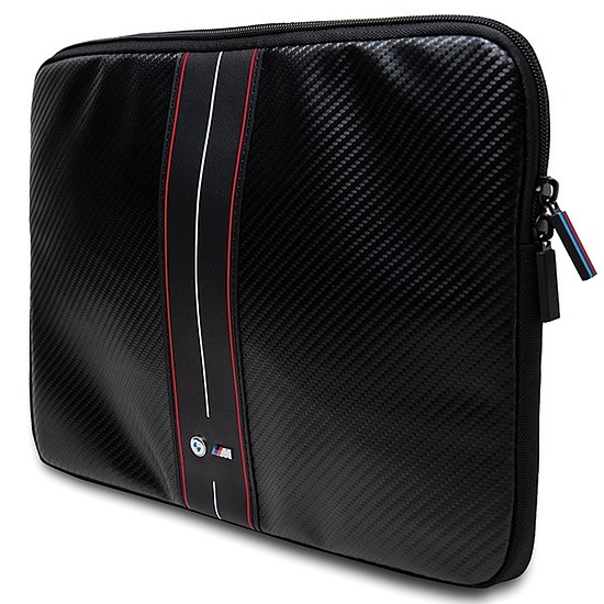 BMW Carbon & Red Stripe tok egy 14"-os laptophoz - fekete