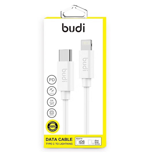 Budi - USB-C és Lightning PD kábel (BD195)