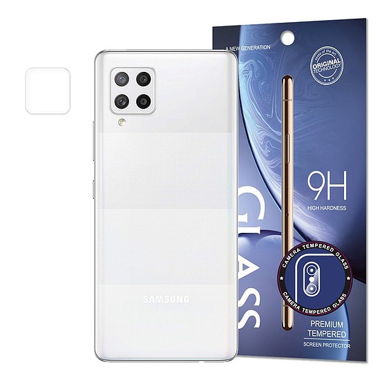 Camera Tempered Glass szuper tartós 9H üvegvédő Samsung Galaxy A42 5G (csomagolás - boríték)