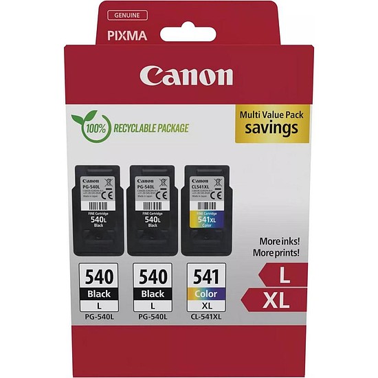 Canon 2xPG-540L CL-541XL Multipack Black + Color tintapatron eredeti 5224B017