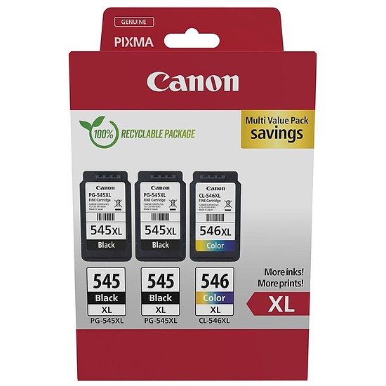 Canon 2xPG-545XL CL-546XL Multipack tintapatron eredeti 8286B013