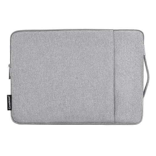 CanvasArtisan - Laptop kézitáska (L25-89) - 13-14 hüvelykes eszközökhöz - Világosszürke