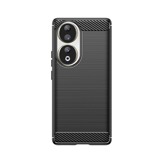 Carbon Case szilikon tok Honor 90-hez - fekete