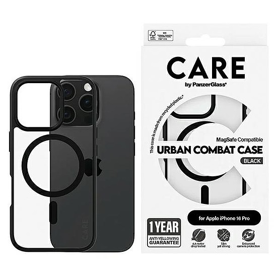 CARE by PanzerGlass Flagship Urban Case iPhone 16 Pro 6,3" MagSafe 1358