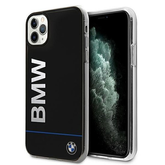 Case BMW BMHCN65PCUBBK iPhone 11 Pro Max 11 6.5" black/fekete keménytokos aláírás, nyomtatott logo