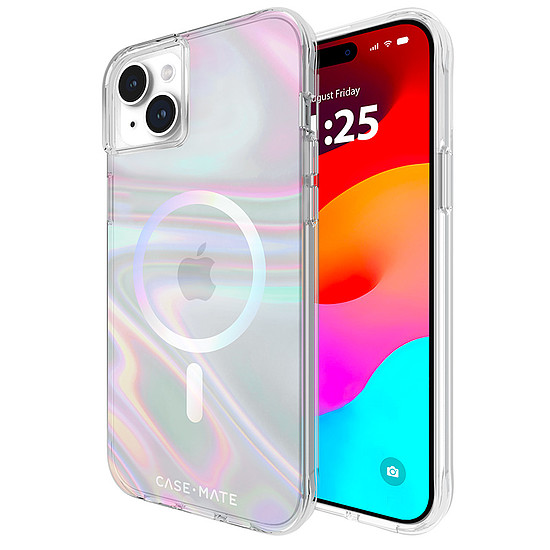 Case-Mate szappanbuborék MagSafe - iPhone 15 Plus tok iridescent (CM051514)