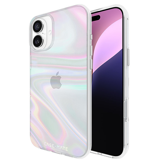 Case-Mate szappanbuborék - tok iPhone 16 Plus készülékhez Iridescent (CM055142)