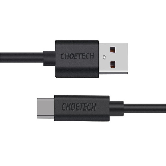 Choetech AC0002 1m USB-USB-C kábel, fekete