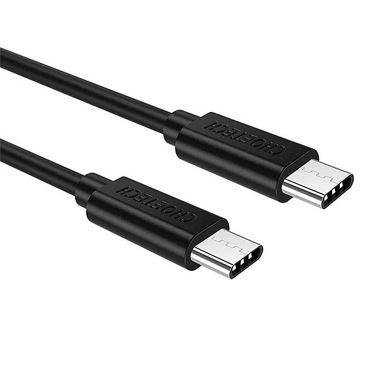 Choetech CC0001 USB-C - USB-C kábel 0,5 m, fekete