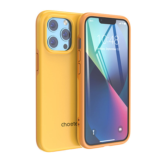 Choetech MFM leesésgátló tokvédő iPhone 13 Pro Max készülékhez narancssárga (PC0114-MFM-YE)