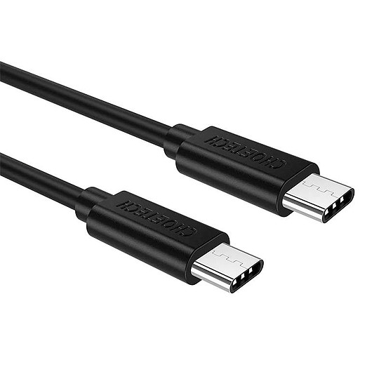 Choetech nikkel USB-C USB -C kábel 1 m, fekete (CC0002)