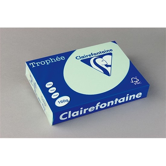 Clairefontaine Trophée A4 160gr. pasztell zöld 2635 színes fénymásolópapír 250 ív / csomag