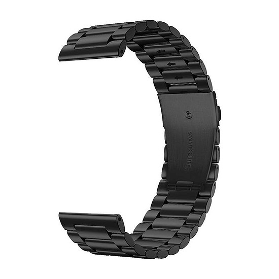 Colmi rozsdamentes acél okosóra szíj, fekete 22mm (Strap Metal Black)