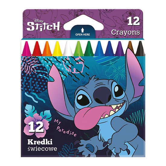 Colorino Zsírkréta Stitch kerek 12 szín