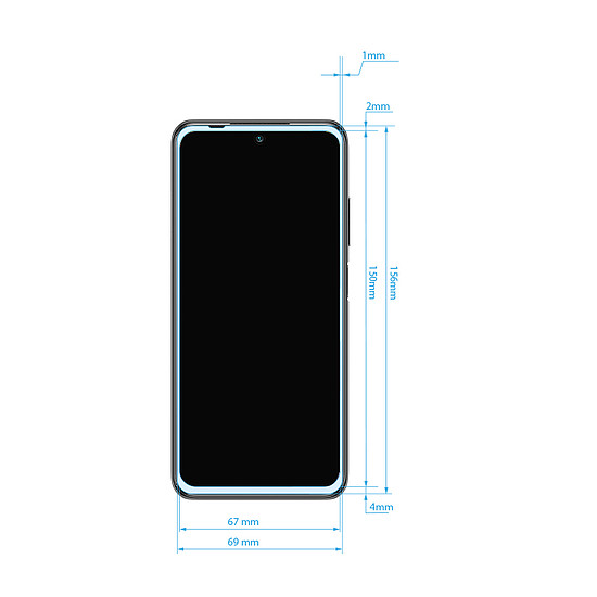 Crong 7D Nano Flexible Glass - Teljes lefedettségű hibrid képernyővédő fólia 9H Xiaomi Redmi Note 10 5G (CRG-7DNANO-XRMIN10)