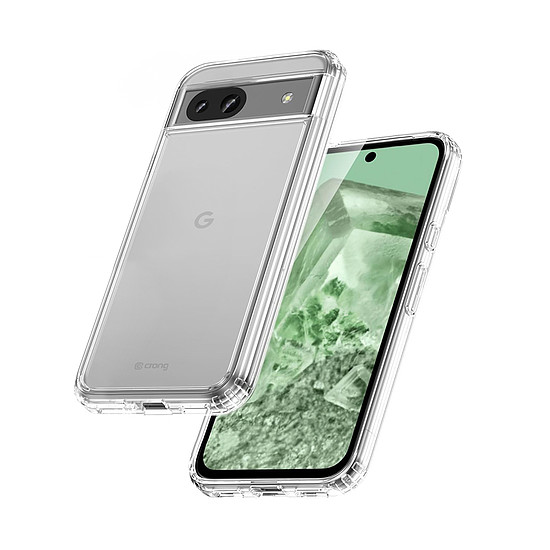 Crong Crystal Shield Cover - tok Google Pixel 8A átlátszó (CRGCSHCGPX8ATRS)