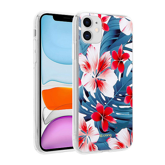 Crong Flower Case - tok iPhone 11-hez 03-as minta (CRG-FLR-IP11-03)