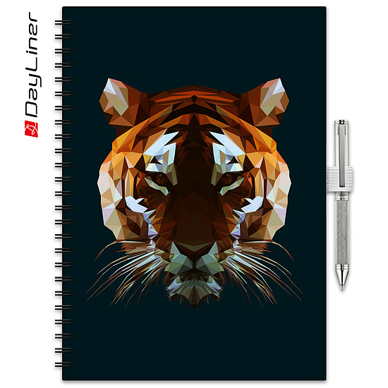 Dayliner agenda InSpiral A5 heti Tiger 2025