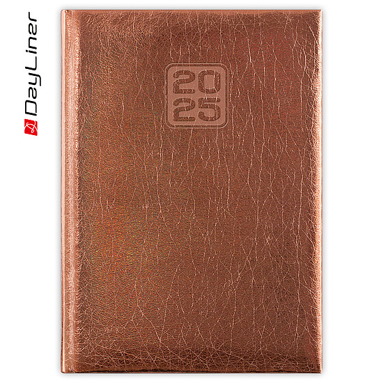 Dayliner agenda Mirror B6 heti bronz 2025