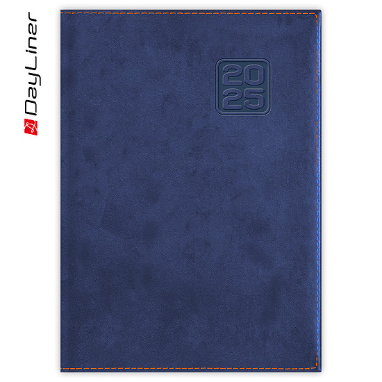 Dayliner agenda Square B6 heti kék 2025