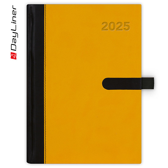 Dayliner agenda Winner A5 heti sárga 2025