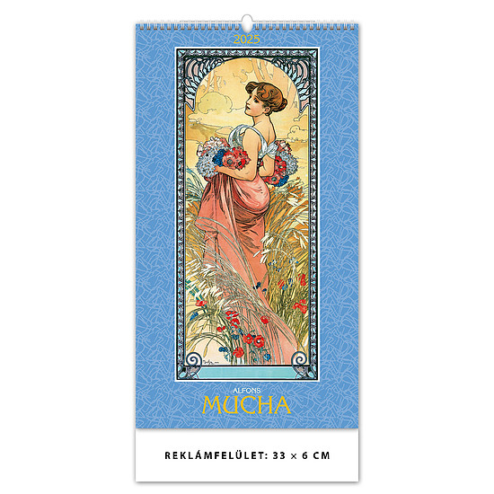 Dayliner falinaptár Alfons Mucha - Classic Edition 2025