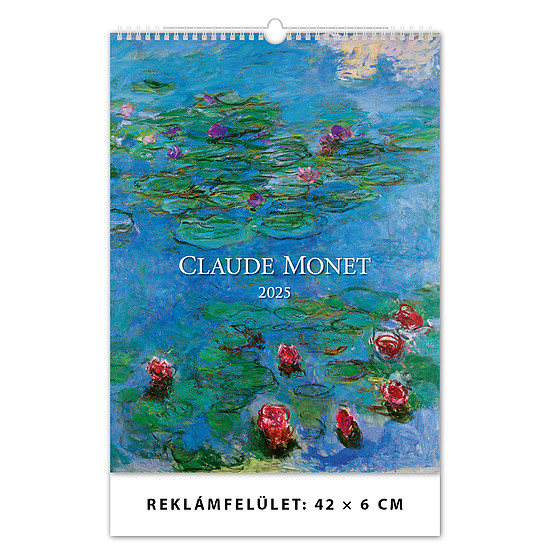 Dayliner falinaptár Claude Monet 2025