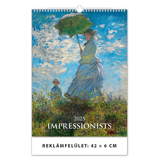 Dayliner falinaptár Impressionists 2025