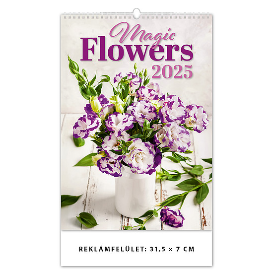 Dayliner falinaptár Magic Flowers 2025