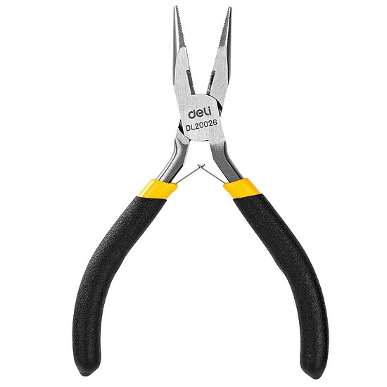 Deli Tools EDL20026 kombinált fogó 5", sárga