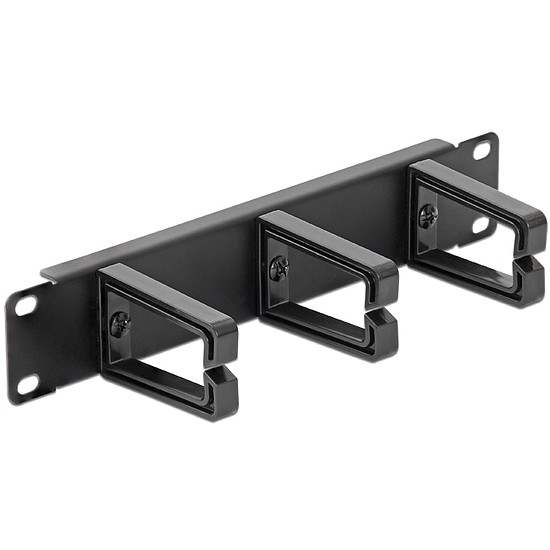 Delock 10 Cable Management Panel black (43342)