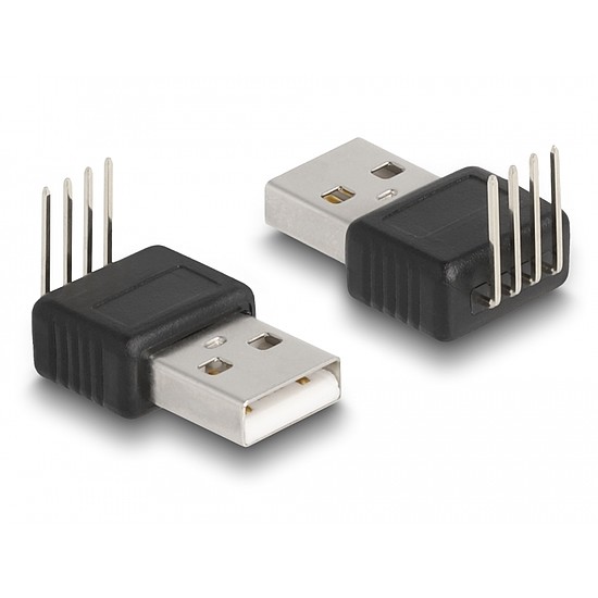 Delock Adapter A-típusú USB 2.0 apa 4 tű 90 szögben hajlítva (66951)