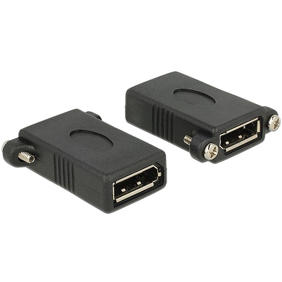 Delock Adapter Displayport 1.1 female > Displayport female panel-mount (85123)