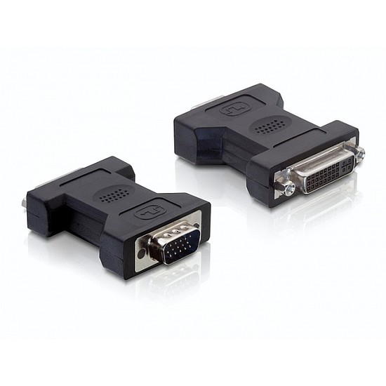 Delock Adapter DVI 24+5 anya > VGA 15 tűs apa (65017)