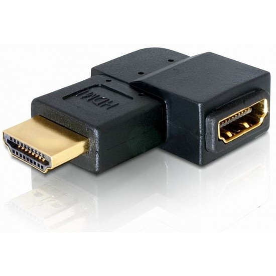 Delock Adapter HDMI male > HDMI female 90 left (65077)