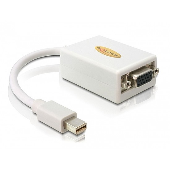 Delock Adapter mini Displayport > VGA 15 tűs anya (65130)