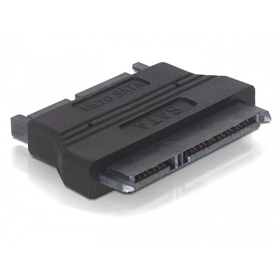 Delock Adapter SATA 22tűs female > Micro SATA male 16tűs (61695)